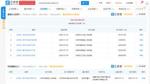 安控科技風波再起 新增執行案件，累計執行金額突破1.44億，軟件開發與技術轉讓業務受關注